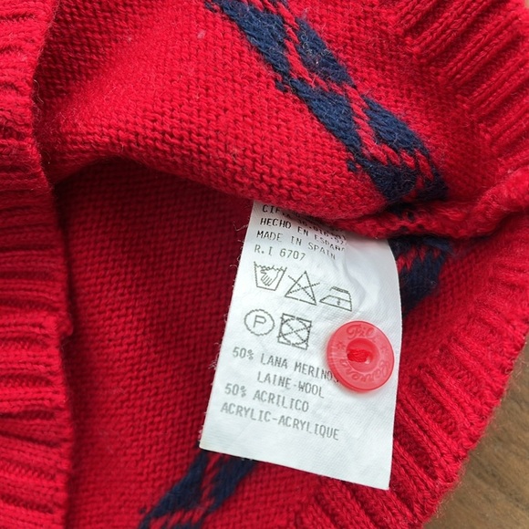 Pili Carrera wool blend dog and dog house vintage sweater - Picture 5 of 6